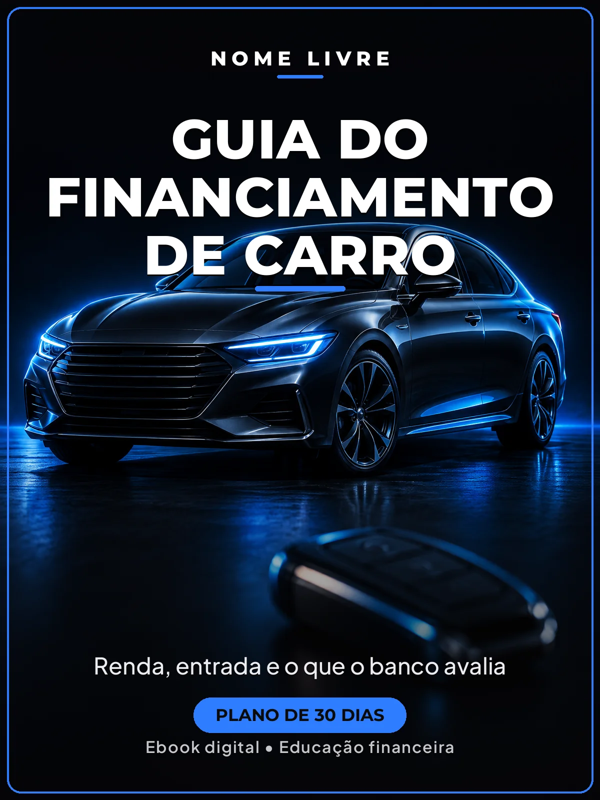 Capa do Guia do Financiamento de Carro – Nome Livre